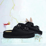 Sandalia canoa negro para mujer 3100-Z617