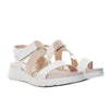 Sandalia plana talco para mujer 315-Z83