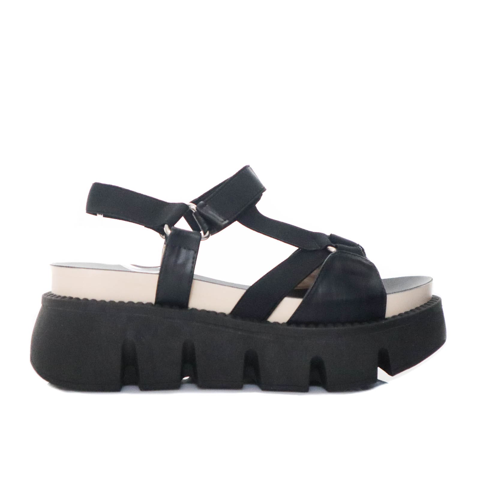 Plataforma baja negro para mujer 324-Z83