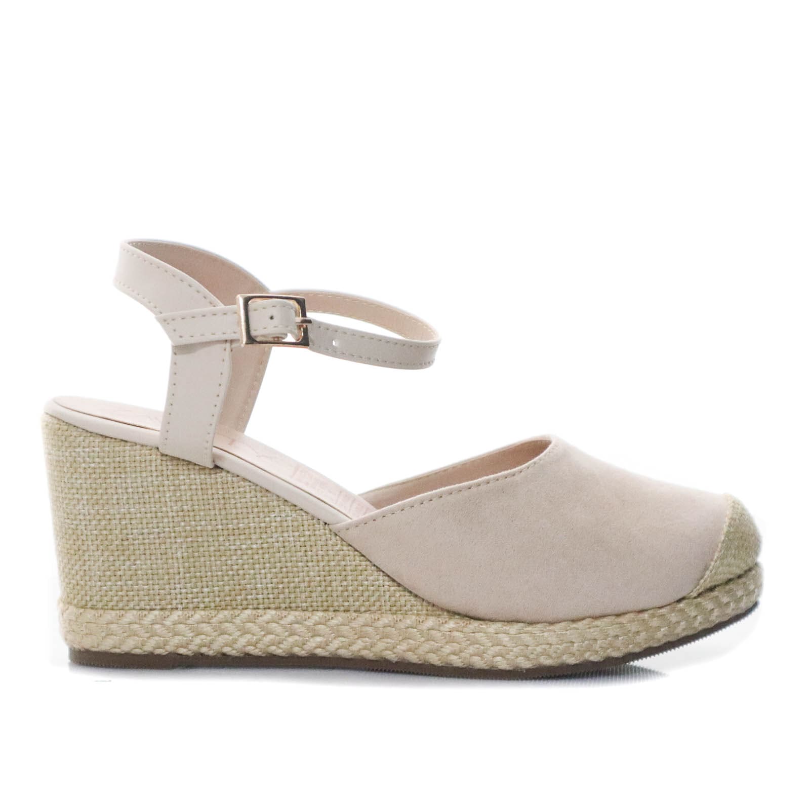 Plataforma alta beige para mujer 332-Z450