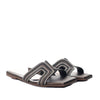 Sandalia plana plomo para mujer 3511-Z278