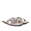 Sandalia plana talco para mujer 3511-Z278