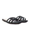 Sandalia plana negro para mujer 3512-Z278
