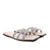 Sandalia plana talco para mujer 3512-Z278