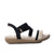 Sandalia plana negro x colores para mujer 352-Z83