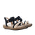 Sandalia plana negro x colores para mujer 352-Z83