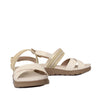Sandalia plana talco para mujer 405-Z83