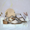 Sandalia tacon plomo para mujer 406-Z559