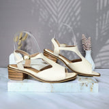 Sandalia tacon talco para mujer 406-Z559