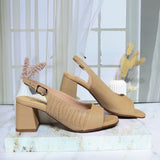Tacon capuchino cuero para mujer 407-Z522
