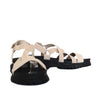 Sandalia plana arena para mujer 407-Z83