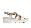 Sandalia plana talco para mujer 407-Z83