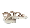 Sandalia plana talco para mujer 407-Z83