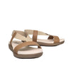 Sandalia plana miel para mujer 417-Z83