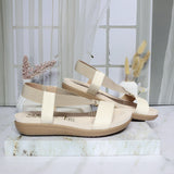 Sandalia plana talco para mujer 417-Z83