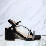 Sandalia 5 1/2 negro para mujer 525142-Z132