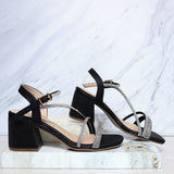 Sandalia 5 1/2 negro para mujer 525142-Z132