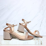 Sandalia 5 1/2 oro rosa para mujer 52662-Z132