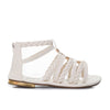 Sandalia plana talco para mujer 59-Z257