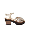 Electra / irina oro cuero para mujer 6334-Z06