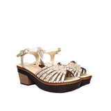 Electra / irina oro cuero para mujer 6334-Z06