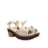 Electra / irina oro cuero para mujer 6334-Z06