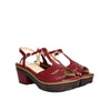 Electra / irina rojo cuero para mujer 6344-Z06