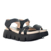 Plataforma baja negro para mujer 7019-Z83