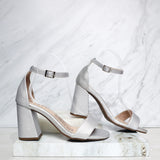 Sandalia 7 1/2 plata golosina para mujer 7201-Z473