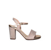 Sandalia tacon oro rosa para mujer 7593-Z522