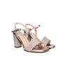 Sandalia tacon oro rosa para mujer 7593-Z522