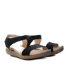 Sandalia plana negro para mujer 8041-Z83