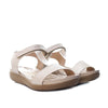 Sandalia plana beige para mujer 8041-Z83
