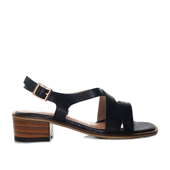 Sandalia tacon negro para mujer 806-z559