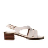 Sandalia tacon talco para mujer 806-z559