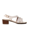 Sandalia tacon talco para mujer 806-z559