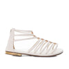 Sandalia plana talco para mujer 825-Z257