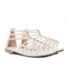 Sandalia plana talco para mujer 825-Z257