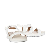 Sandalia plana blanco para mujer 9017-Z83