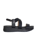 Sandalia plana negro para mujer 9017-Z83