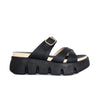 Plataforma baja negro para mujer 9025-1-Z83