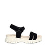 Sandalia plana negro para mujer 9034-Z83