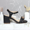Sandalia tacon negro para mujer A60-Z686