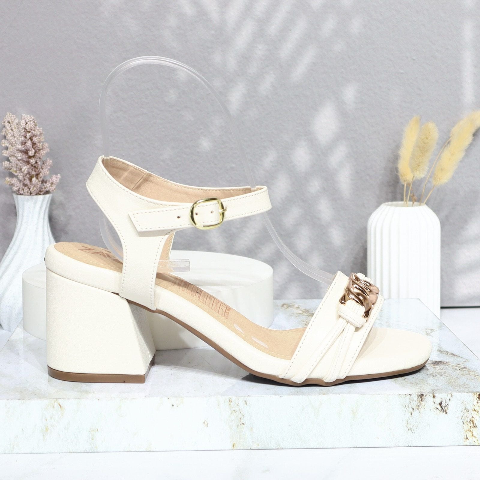 Sandalia tacon talco para mujer A60-Z686
