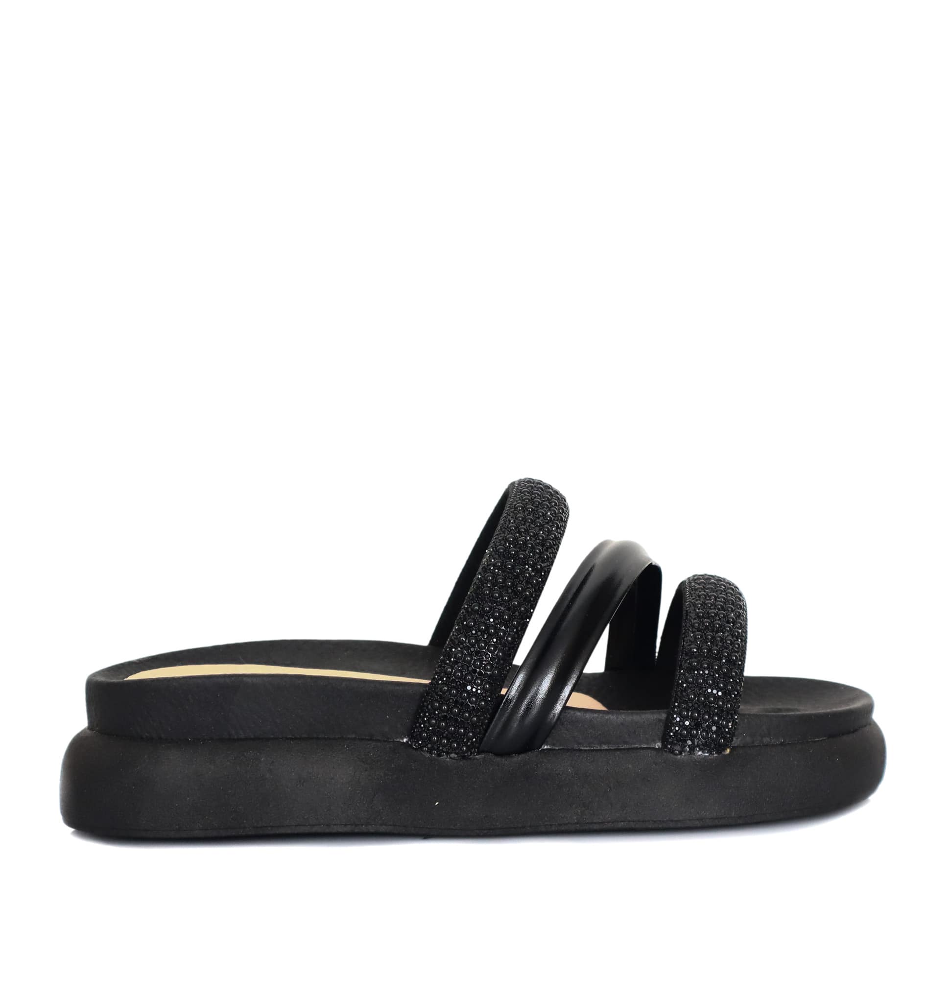 Plataforma baja negro para mujer C500-Z84