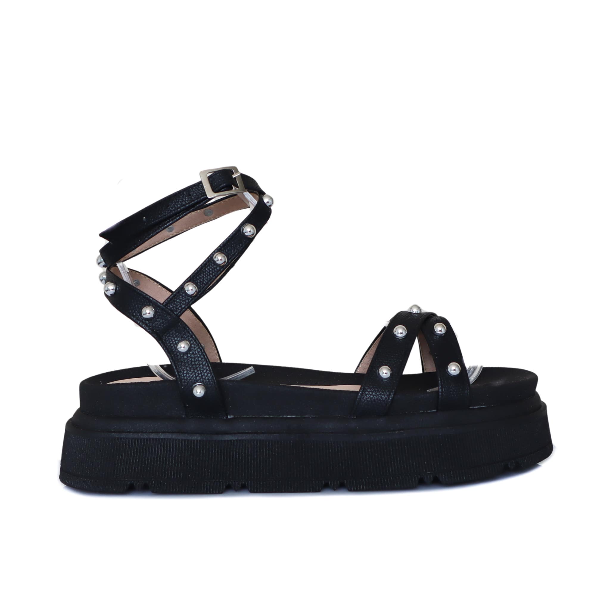 Plataforma baja negro para mujer C503-Z84