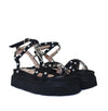 Plataforma baja negro para mujer C503-Z84