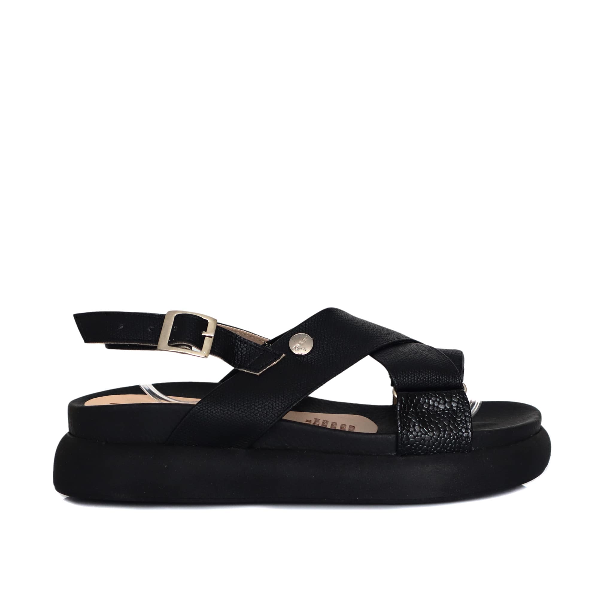 Plataforma baja negro para mujer C512-Z84