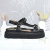 Sandalia plana negro para mujer C530-Z84