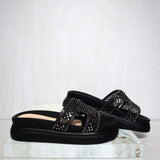Sandalia canoa negro para mujer C583-Z84